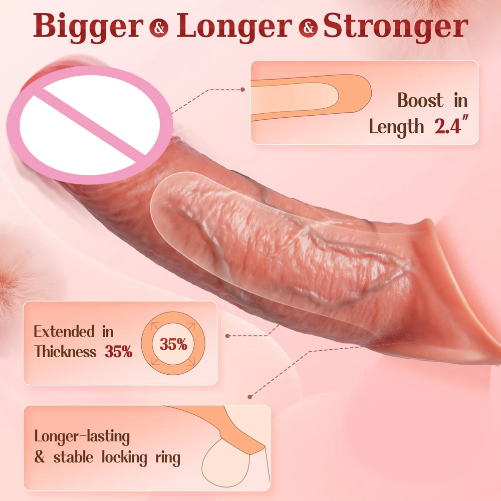 واقعية القضيب الديك كم هزاز G-بقعة محفز الجوف دسار سيليكون القذف تأخير الكبار الجنس لعب للرجال متعة #3
