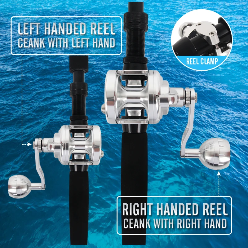 Cheap Price Fishing Reel Pesca 9BB+2BB 6.3:1 Reel Jigging Master Offshore Boat Overhead Jigging Reel