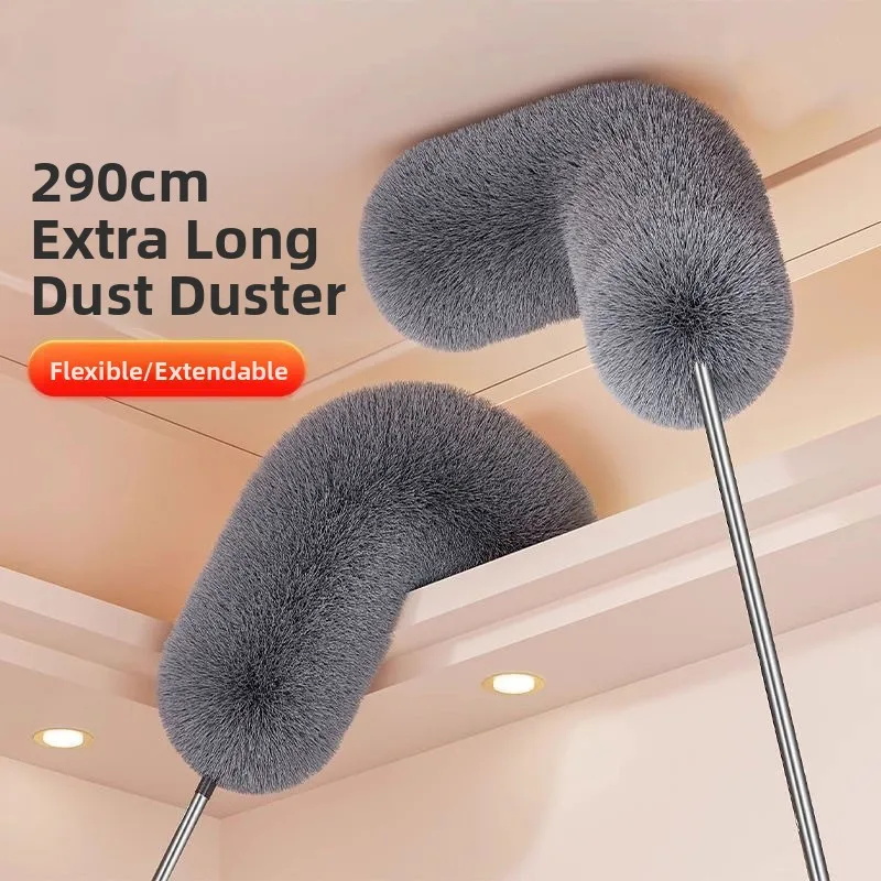 

Многофункциональная метелка для пыли Exble Chien: статическая, для уборки, для удаления пыли с потолков, из микрофибры