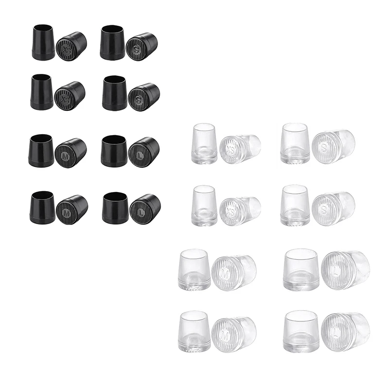 CYGJ-8 pares de capas protetoras de salto alto para reparo de calcanhar, extra pequenas, médias, grandes, protetores de salto alto para caminhar