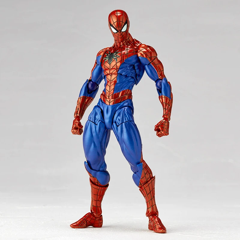 スパイダーマンのアクションフィギュア,ペーターパラッカー,revoltech