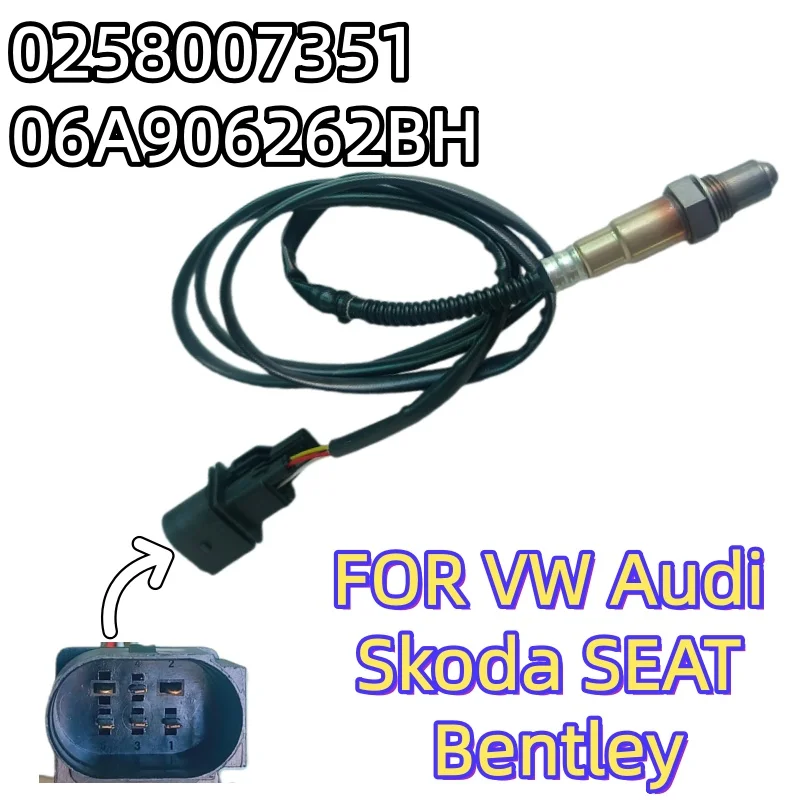 

0258007351 Oxygen sensor For 1999-2005 VW Jetta Audi A3 A4 A8 Skoda SEAT Bentley 06A906262BH Car accessories