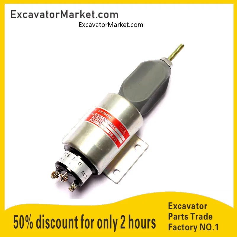 

Excavator Parts For Cummins Engine Shutdown Solenoid Valve/Switch SA-3193 2003 2370-12E2U1B2A High Quality