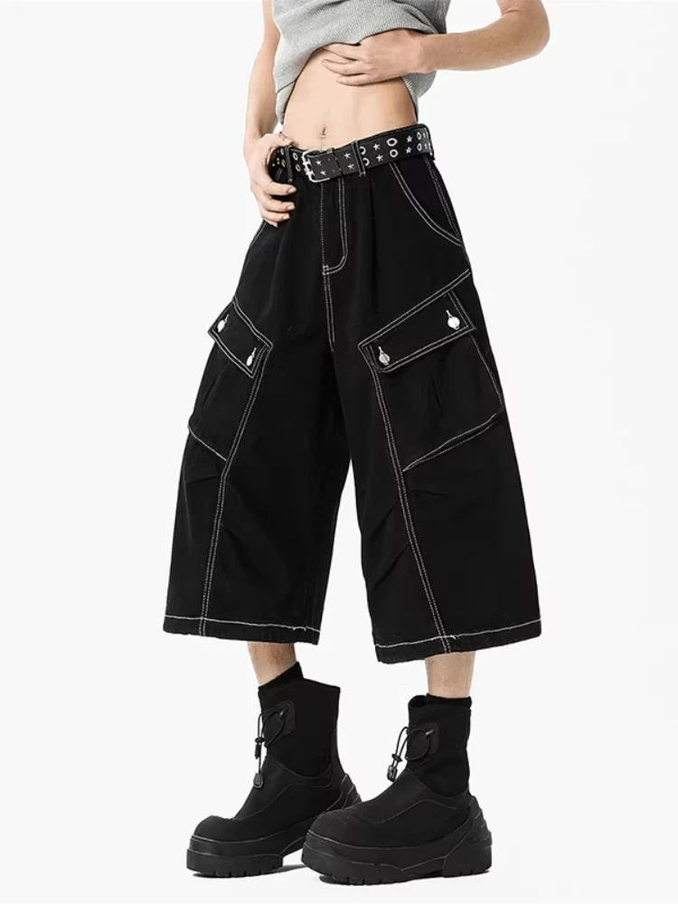 American Sle Hot Girl orts Bla Low Waist Seven-Five Denim Broek Dames uitlopende werkkledingbroek Five-Five broek