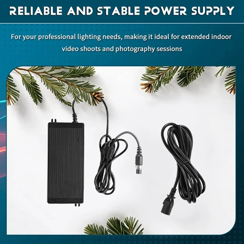 Ulanzi AD-2 200W DC Power Adapter Cord For Ulanzi VL-200Bi COB Light VL-200Bi Stable Indoor Power Supply EU Plug