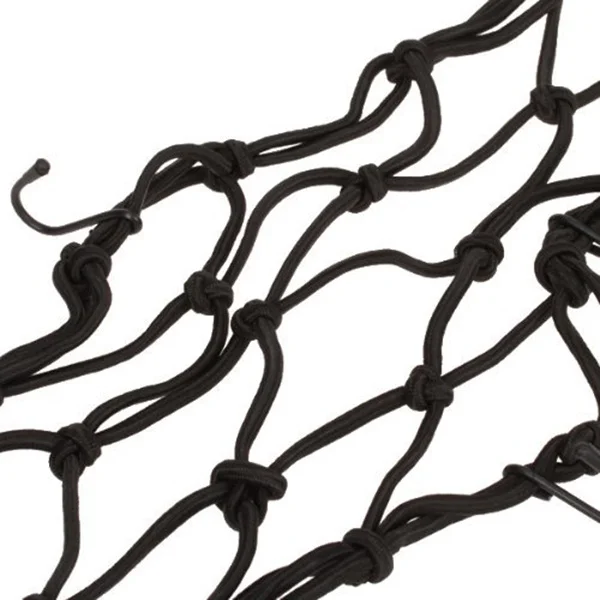 28x28 سنتيمتر الأسود دراجة نارية شبكة حقيبة بنجي صافي البضائع الناقل 6 السنانير المعدنية دراجة تخزين الأمتعة دراجة نارية صافي