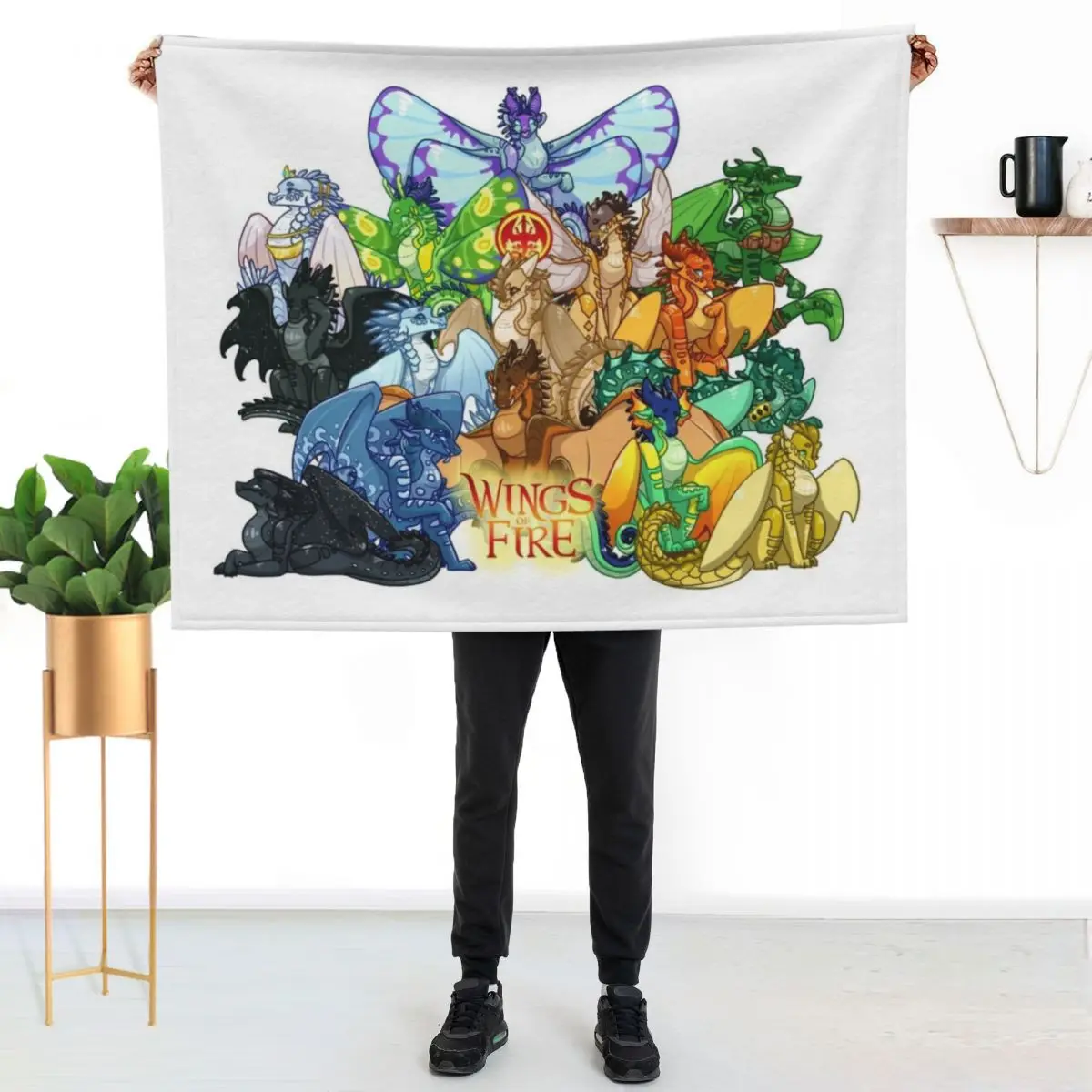 Wings of Fire Throw Blanket Summer Thermal Blankets Sofas Of Decoration Luxury Brand Luxury christmas decoration Blankets