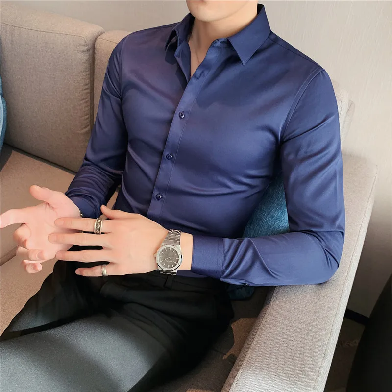 10 cores verão nova camisa masculina de manga curta algodão casual camisa de negócios dos homens fino cor sólida camisa formal roupas masculinas 7xl