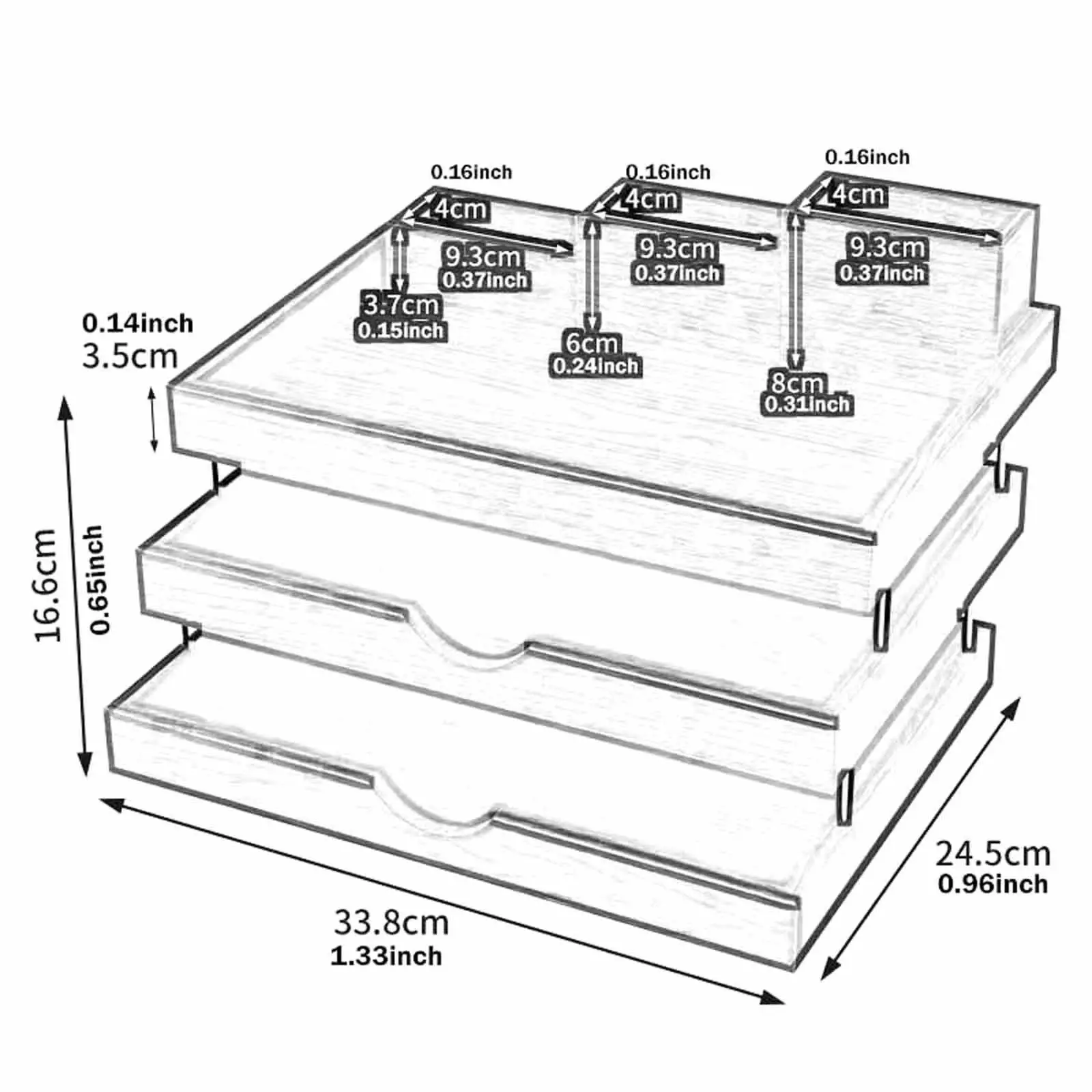 Aktenordner, Ablagefach, Fernbedienung, Halter, Büro, Dokumenten-Organizer, Rack für Badezimmer, Besteck, Kosmetik, Wohnheim, Tischplatte