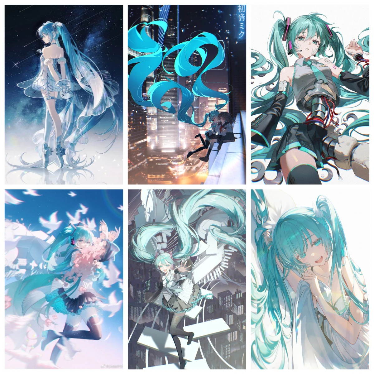 

Hatsune Miku Oil Painting By Numbers Home Decoration Wall Living Room Decor Best Gift Frameelss