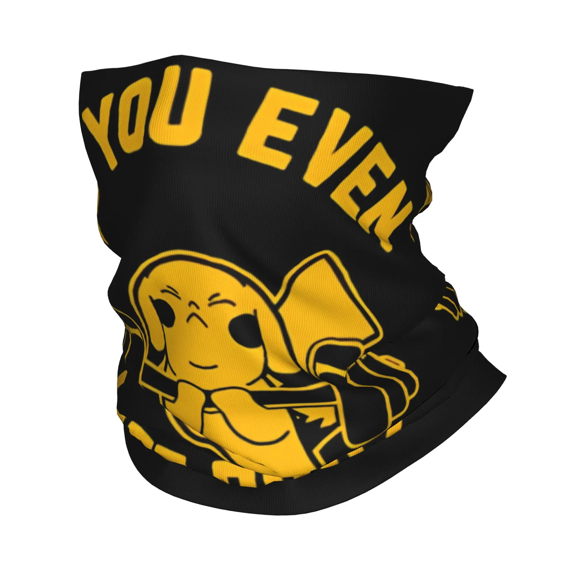 

Poke-Mon Gym Pikachu Cartoon Bandana Neck Cover Printed Wrap Scarf Multifunctional Face Mask Riding Unisex Adult Windproof