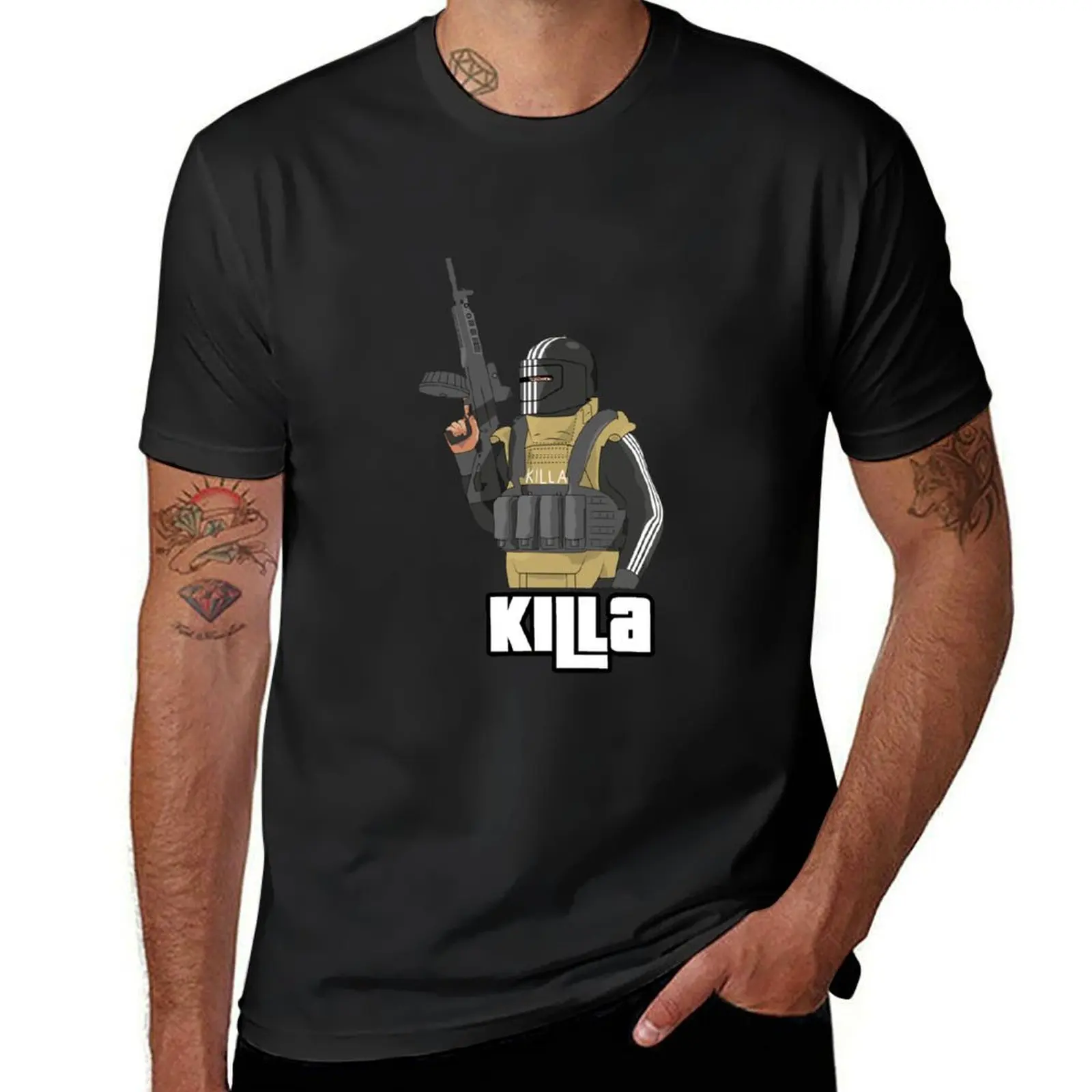 KIlla - Escape From Tarkov - GTA Style T-Shirt sports fans boys whites cute tops mens funny t shirts