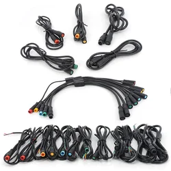 M8 E-bike Line 3 4 5 6 8Pin Electric Bicycle Waterproof Joint Plug male female Connector Signal Speed Sensor Extension Cable 5k