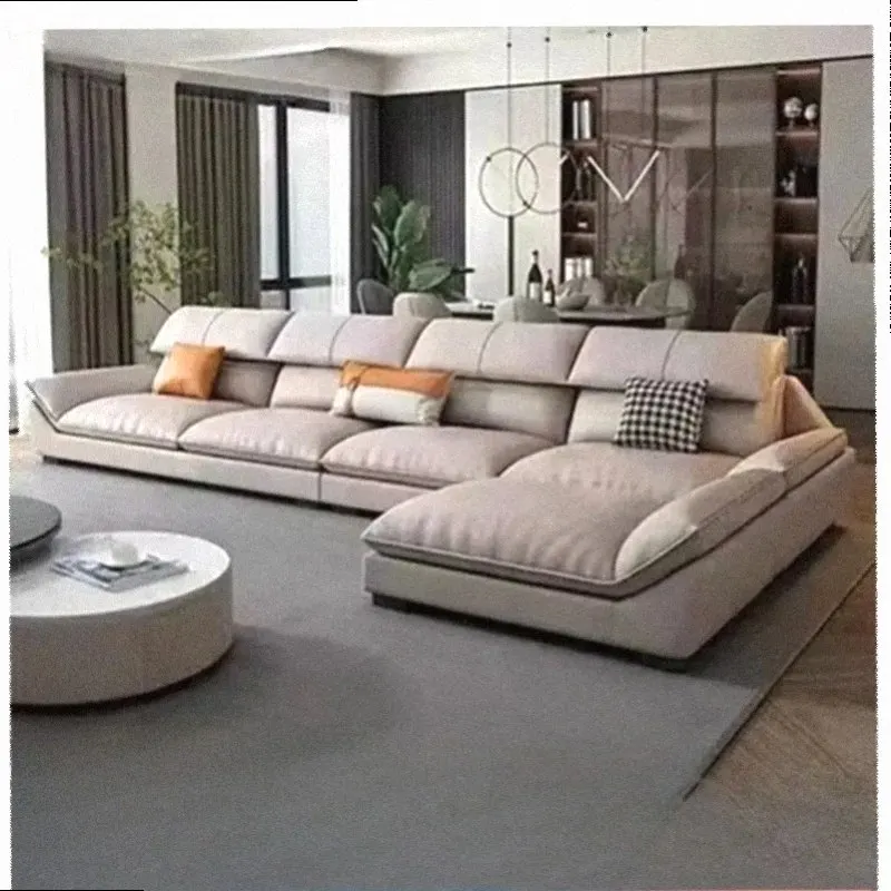 Aesthetic Luxury Living Room Sofas 4 Seater Beige Bedroom Lazy Living Room Sofas Recliner Modern Bank Woonkamer Home Furniture