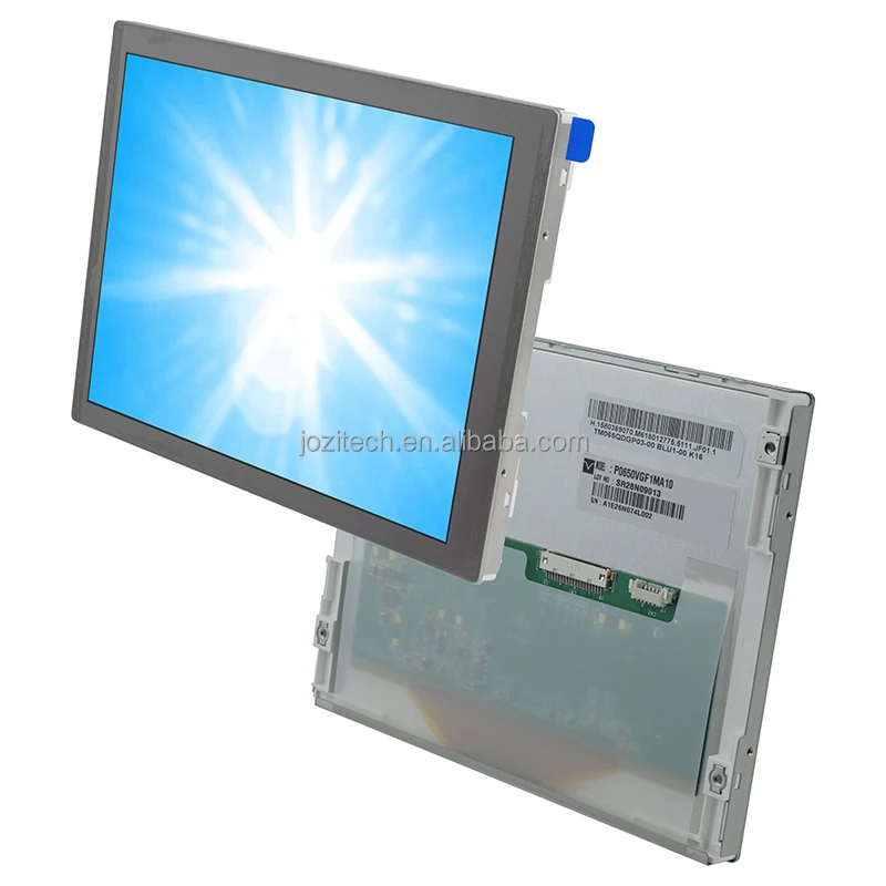 Display TFT Tianma serie P P0650VGF1MA10 Schermo LCD LVDS ad alta luminosità da 6,5 pollici con risoluzione 640x480 con driver LED integrato