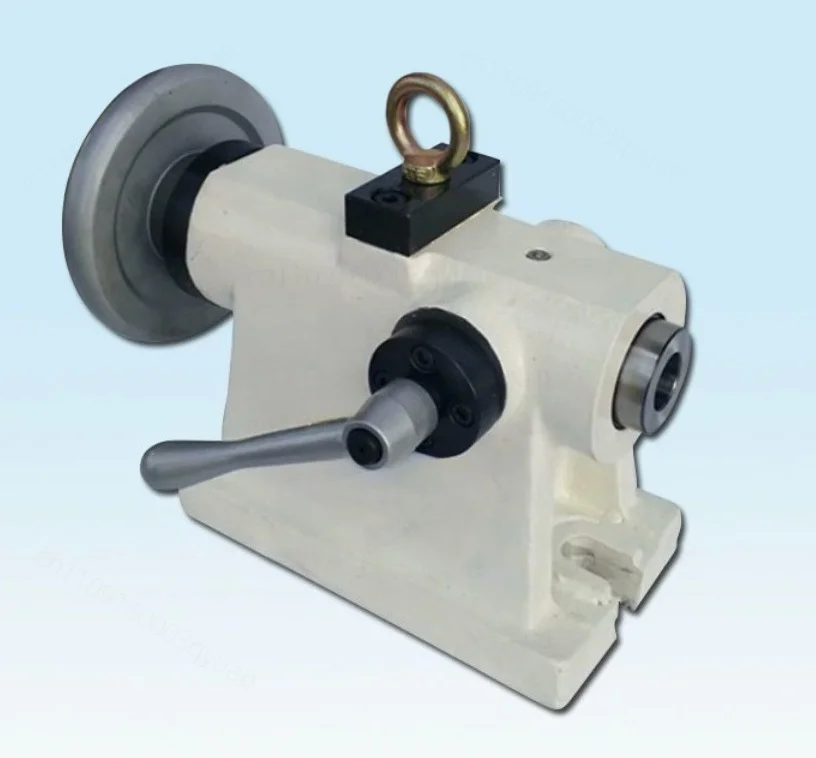 TS-135 NC Rotary Table Tailstock, 135MM Center Height Rigid Cast Iron Base, Precision Dividing Jig for Milling Machine