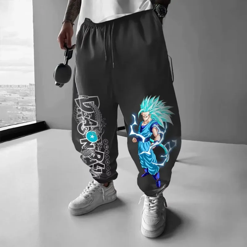 

Dragon Ball Animation Peripheral Printing Pure Cotton Loose Trousers American Men's and Women's Fashion Hip-hop Leggings