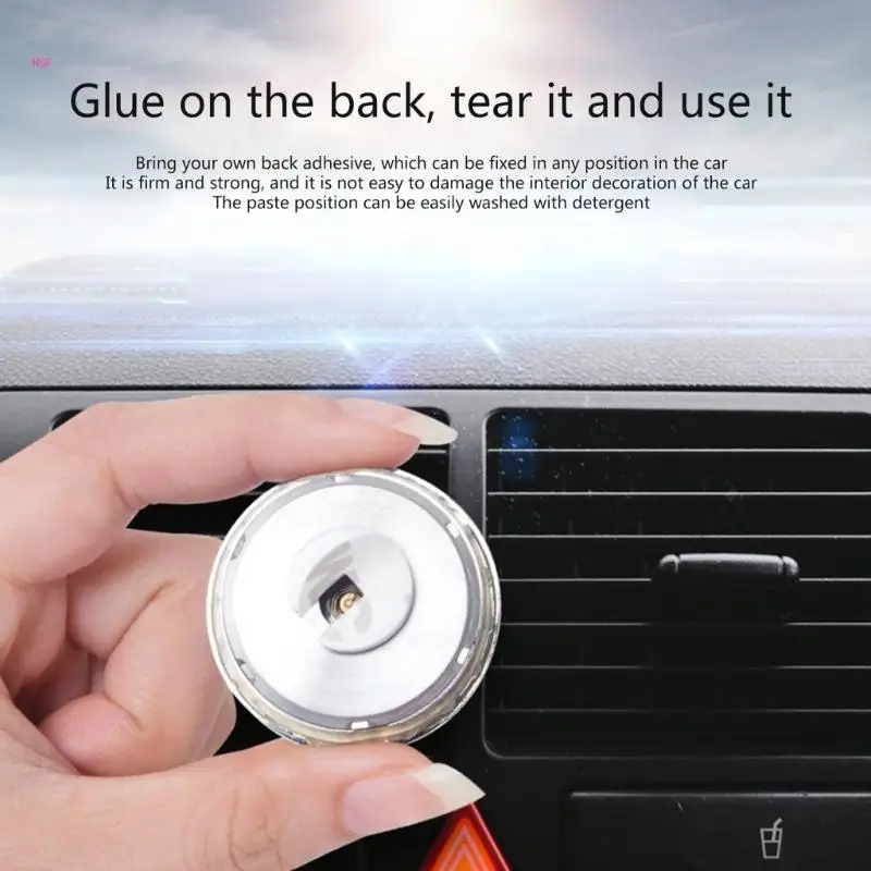 Mini Mechanical Temperature Humidity Detector Car Analog Thermometer/Hygrometer