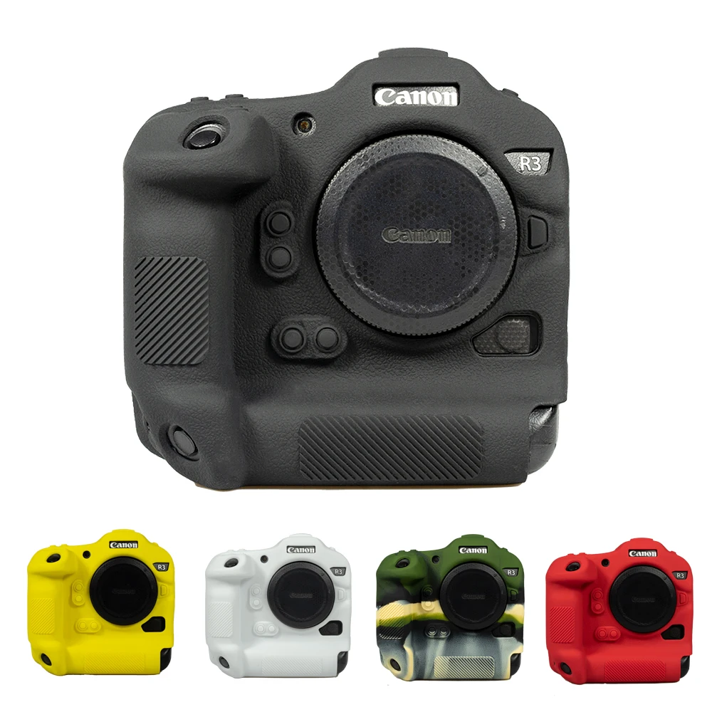 

SETTO R3 Silicone Cover Rubber Silicone Camera Case Cover Skin for Canon EOS R3