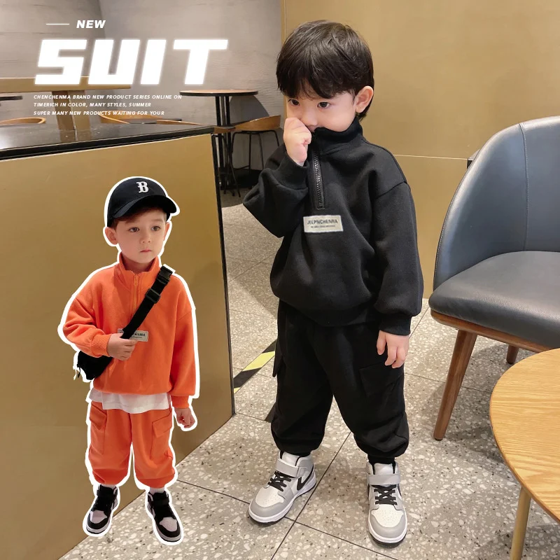 

Baby Boys Clothes Set Children's Clothing Spring Autumn New Kids Boy Sweatshirts Suit Toddler Pullover Top+Pants 2Pcs Outfits