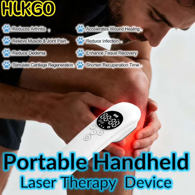 

650nm 808nm Laser Therapy Device Easy to Use LLLT Physiotherapy for Seniors Chronic Pain Management