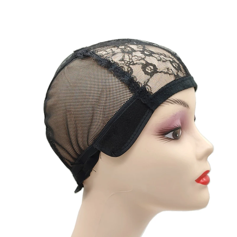 1PC Adjustable Wig Making Caps Weave Caps for Making Wigs Hairnets Cap for Making Wig 4 Size Black/Brown image 2