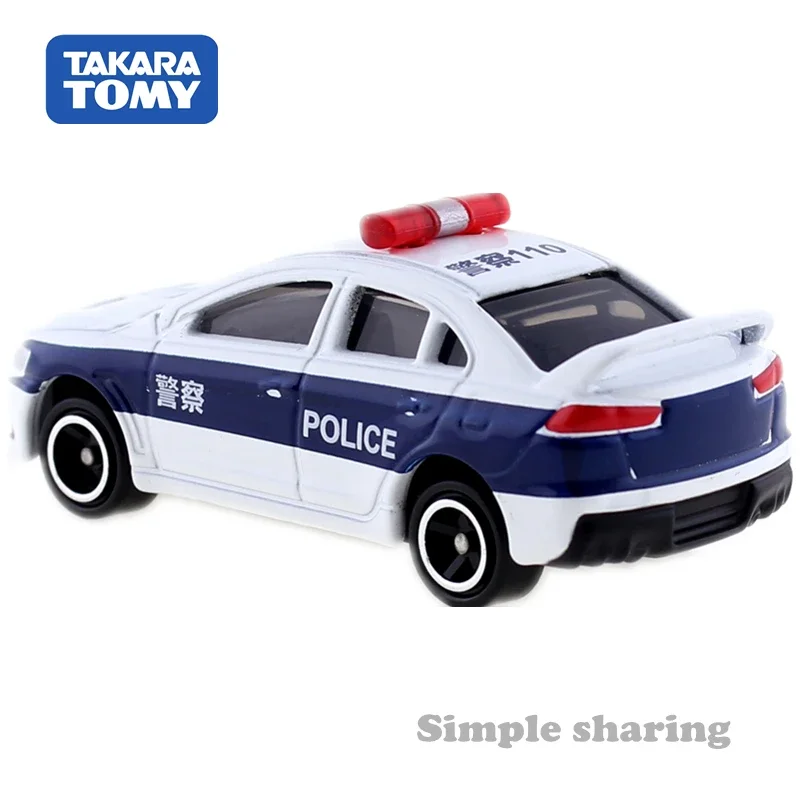 Tomica CN-04 Mitsubishi Lancer Evolutie Patrouille Auto Takara Tomie 1/64 Legering Speelgoed Motorvoertuig Diecast Metalen Model Voor Kinderen