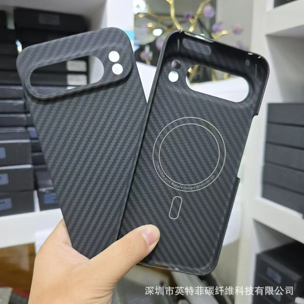 

Google 9 pro Kevlar carbon fiber magnetic case Google 9 proxl aramid fiber classic magnetic protection