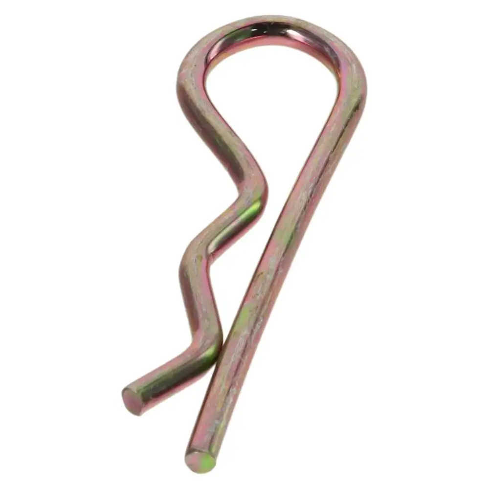 1/10Pcs Spring Retaining Colour Zine Cotter Pin M3.5×75mm Spring Steel R Clips Assortment Kit Farm, Lawn, Garden