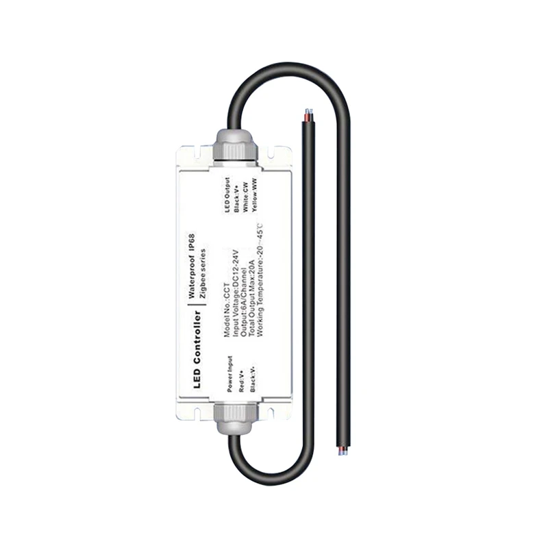 Y51A Tuya-Zigbee-DC12V-24V-LED-Strip-Waterproof-Controller-IP68-Rain-Proof-ZIGBEE-Tuya-Voice-Remote-Control-CCT