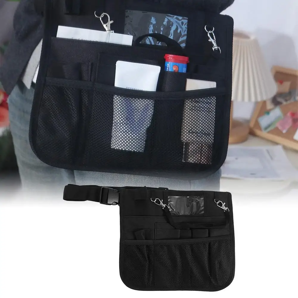 Reliable Nursing Belt Organizer Multi Compartment Oxford Cloth Waist Bag Pouch Durable Waterproof Nursing Belt Bag