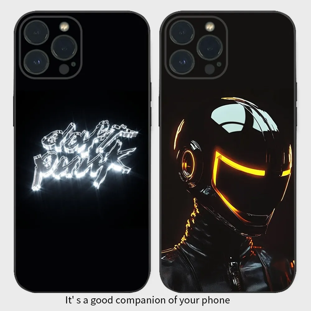 

Rock Music The Band D-Daft Punk Phone Case For iPhone16 15 14 13 12 Mini 11 Pro XS Max X XR SE5 6 7 8 Plus Soft Silicone Cover