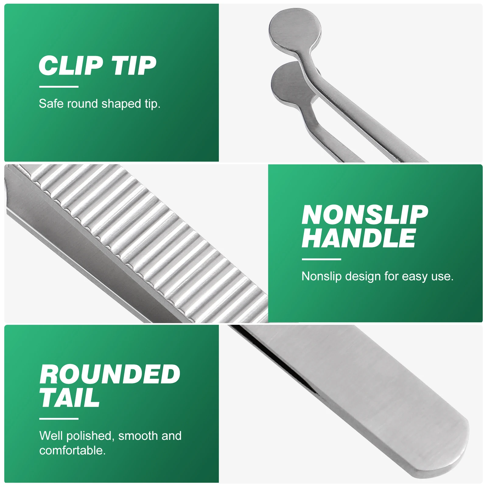 ملقط جفن العين من الفولاذ المقاوم للصدأ، أداة ضغط ميبومي، تصميم مضاد للانزلاق، عمر خدمة طويل، أداة للمستشفيات والمختبرات، ضاغط جفن العين