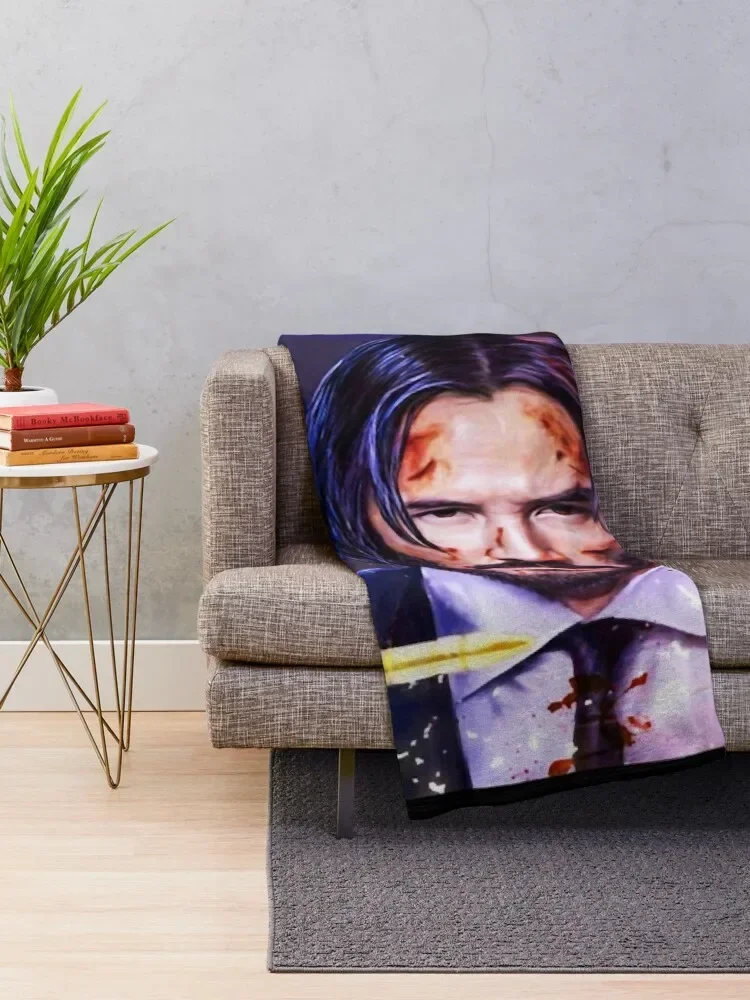 John Wick Throw Blanket Quilt for sofa Blankets