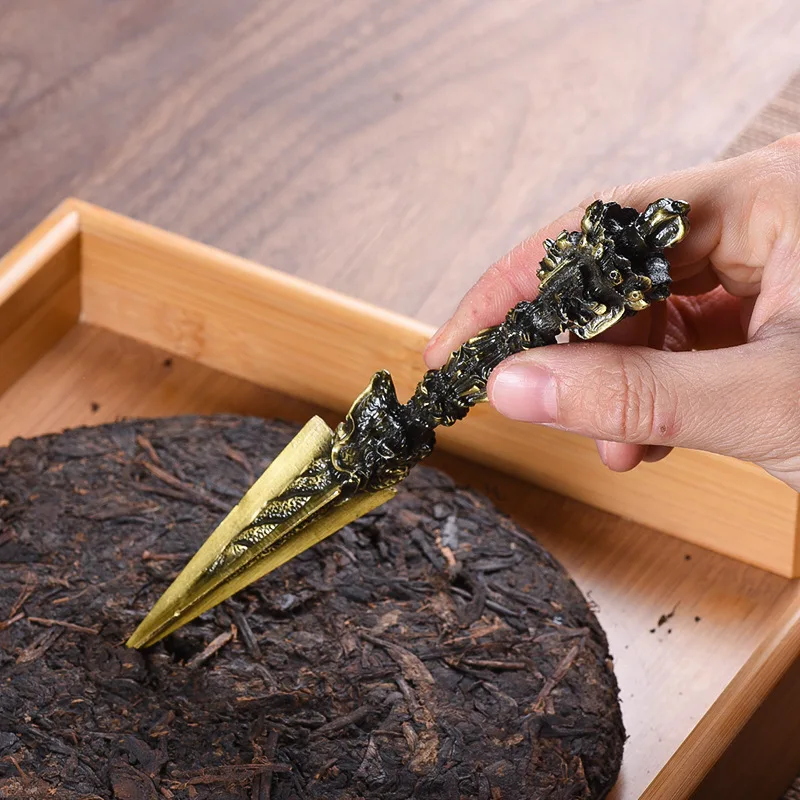 

Чайный нож со сто узоров, уникальные аксессуары для чайного сервиза, идеальный подарок для энтузиастов, предметы интерьера