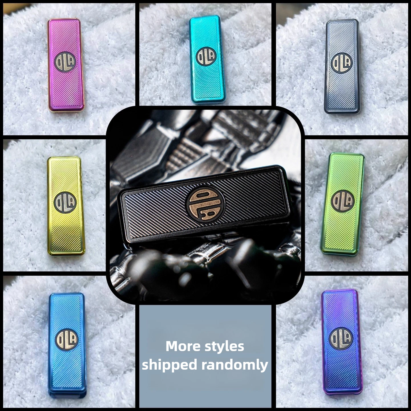 

DLEDC Dingling Zirconium Alloy Mechanical Push Card Direct Push Intensive Decompression Desktop Toy
