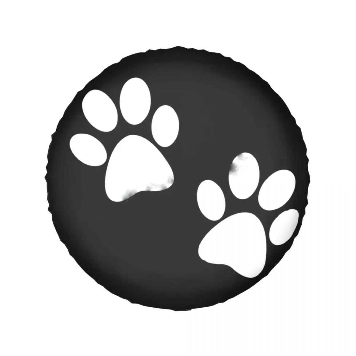 Custom Dog Paw Print Spare Tire Cover for Prado Pajero Animal 4WD 4x4 Trailer Car Wheel Protectors 14\