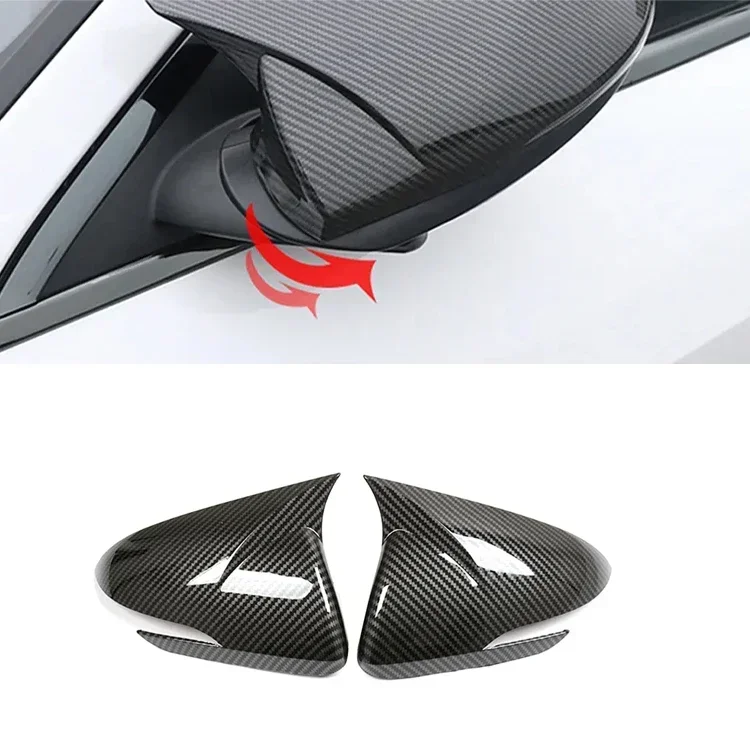

Car Rearview Mirror Cover Side Door Mirror Shell Decoration Trim For Hyundai Elantra AD 2016 2017 2018 2019 2020