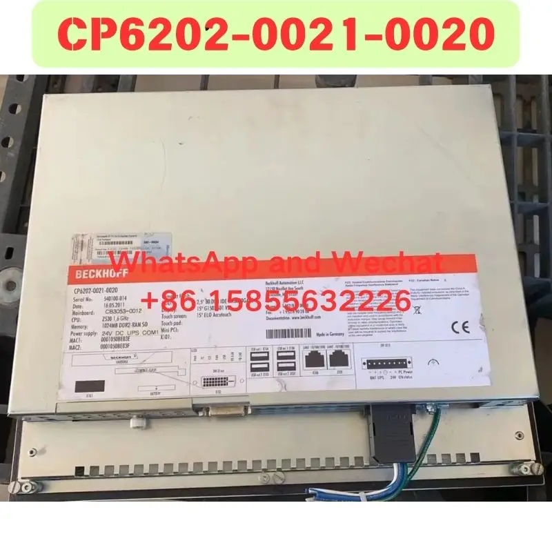 Used CP6202-0021-0020 Touch Screen Functional test OK