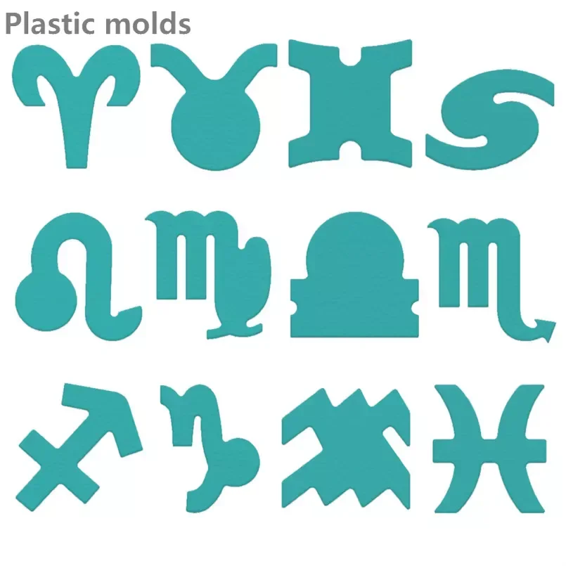 

Twelve Constellations Alphabet Version, Cartoon Symbols,Single Product Sales,3D Plastic Design Cookie Cutters,Sushi And Fruits