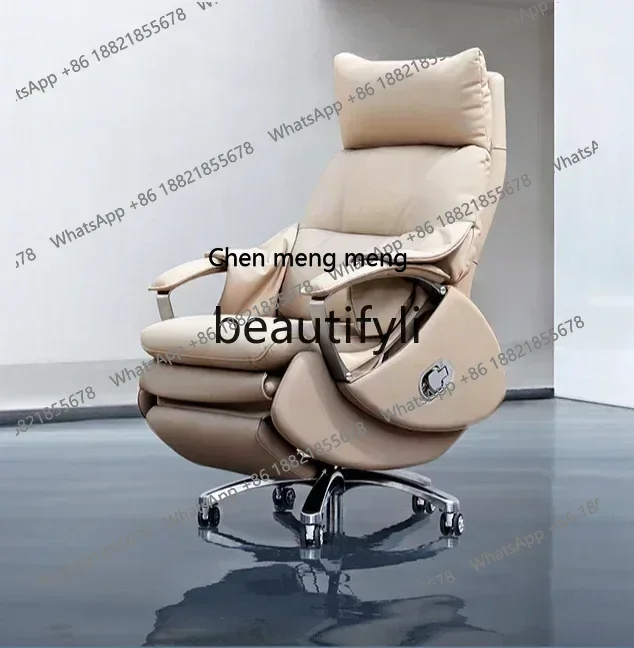 

ss8350 New All-electric massage office chair light luxury boss chair reclining leather s8350