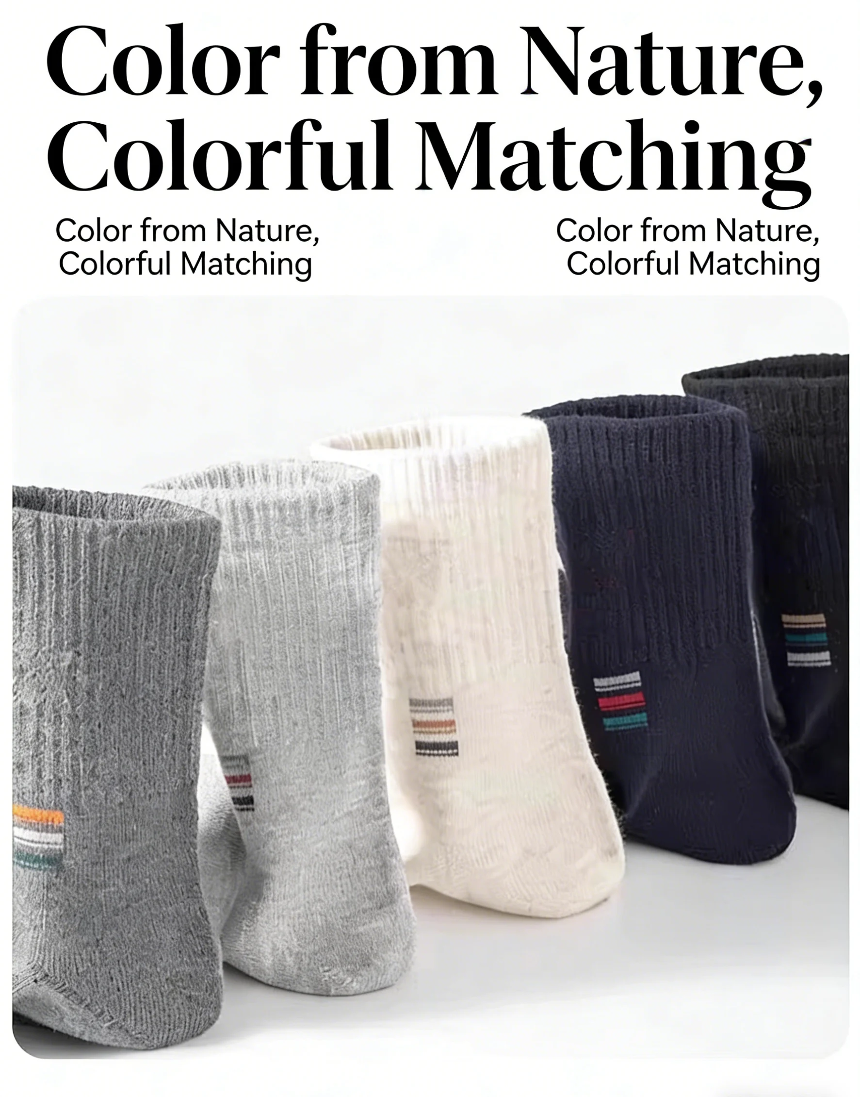 5/10 Paar Unisex Mid-Tube Socken mit Taillenbund 2026 Neu Geruchshemmend Atmungsaktiv Weich Elastisch Business Sport Alltag Vier Jahreszeiten Socken – Detail 1