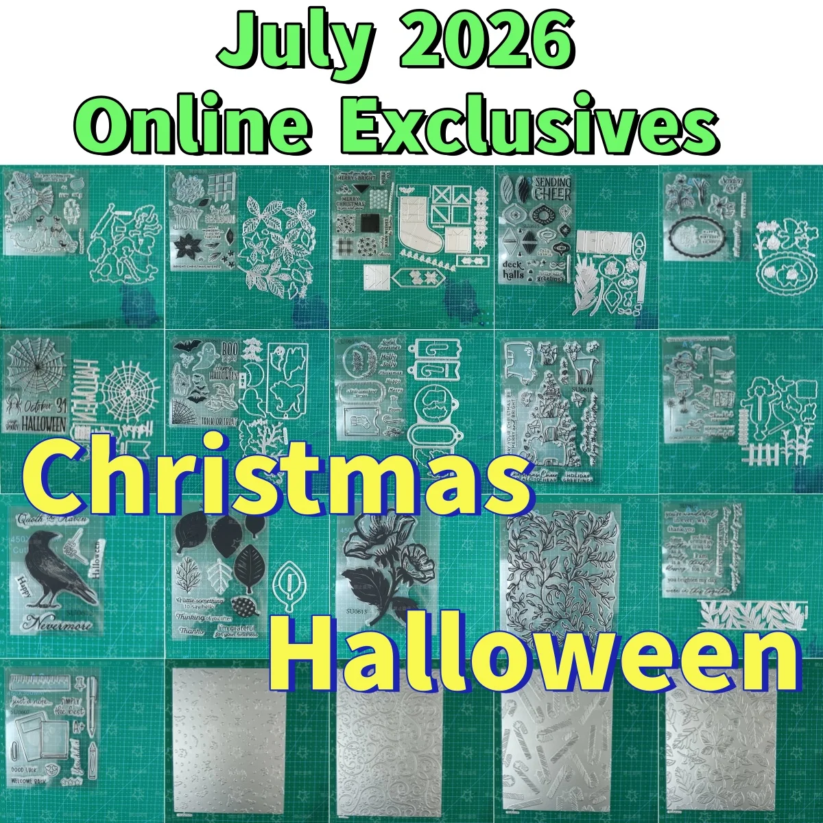 July 2026 New Ghost Football Christmas Metal Cutting Dies Clear Stamps Hot Foil for DIY Decorating Scrapbook Paper Halloween