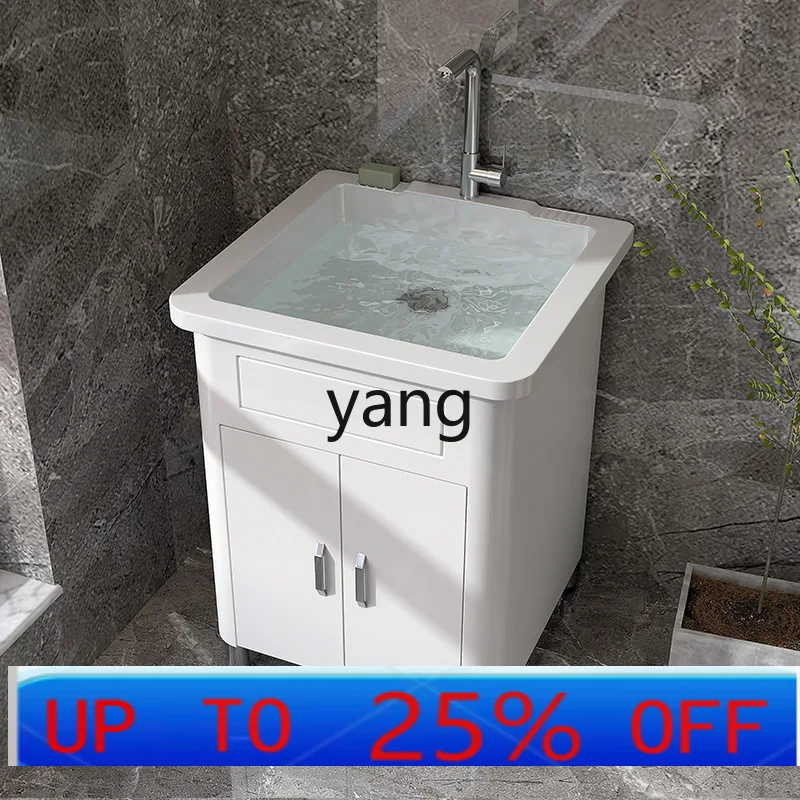 

LMM Balcony PVC Laundry Pool Movable mop pool, floor-to-ceiling deepening sink for home use