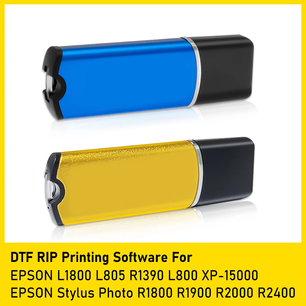 DTF Rip software Version 11.2 9.03 10.52 USB Dongle Driver Key Kit DTF Printing  For R1390 L1800 DX5 L805 P600 UV DTF Printer