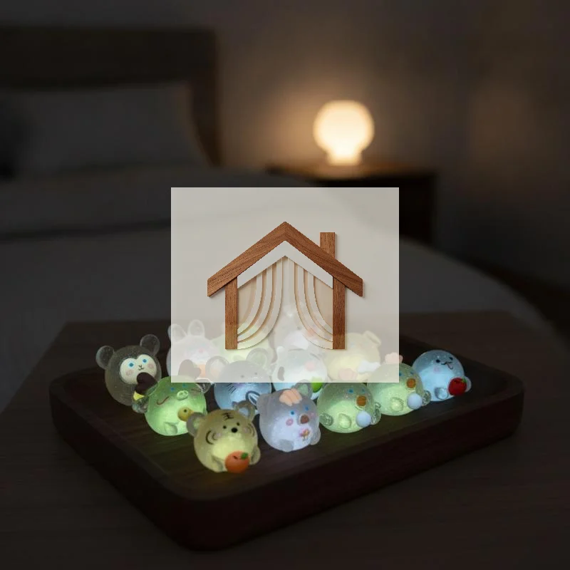 Luminous 3D Chinese Zodiac Resin Charms Chubby Cartoon Translucent for Handmade Jewelry Keychain Phone Decor