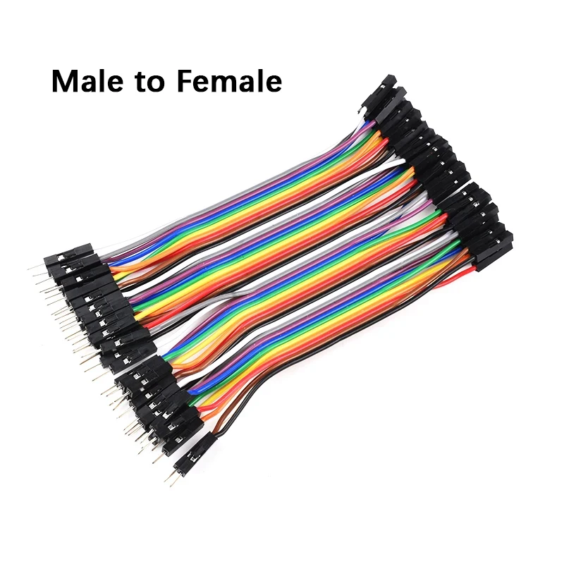 10CM 20cm 30cm Dupont Line  40Pin Male to Male Male to Female and Female to Female Jumper Wire Dupont Cable for Arduino DIY KIT