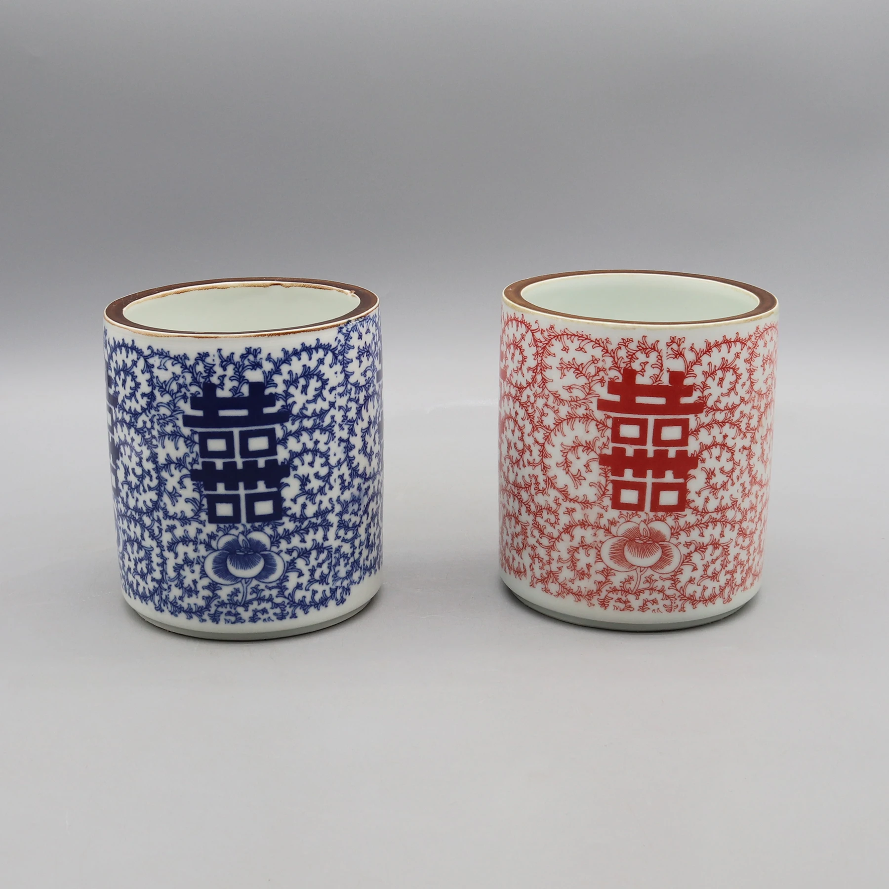 Ceramic Holder, Double Happiness, Vase, Home Decoration