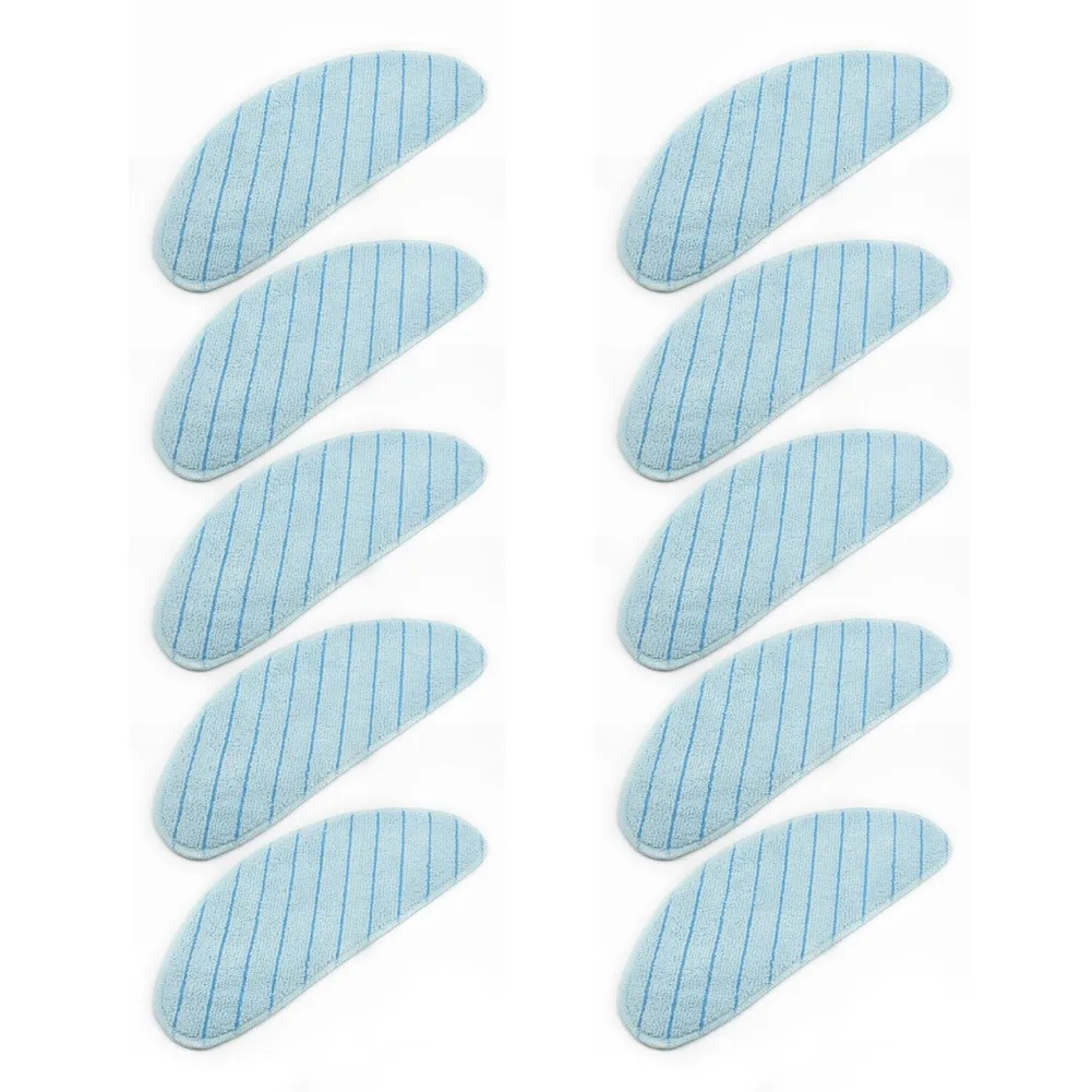 10PCS Microfiber for Mop Cloths For Ecovacs for deebot for t9 for aivi for t9 PRO for t9 MAX Microfiber for washable * Brand New