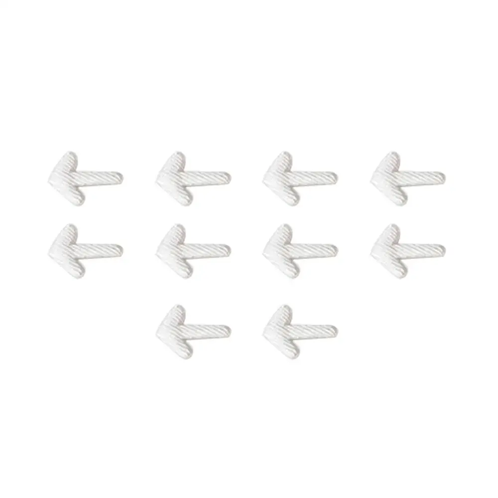 10 قطعة/الحزمة الوردي الأبيض القلب نجوم غطاء البطاقة الديكور DIY بها بنفسك اكسسوارات المواد اليدوية لوازم الخياطة ديكور موجة السهم ديكور #6